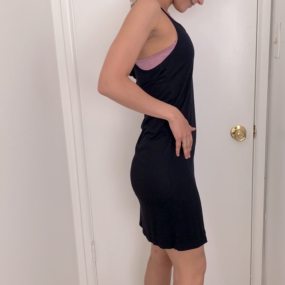 Johnny Was Black slip dress